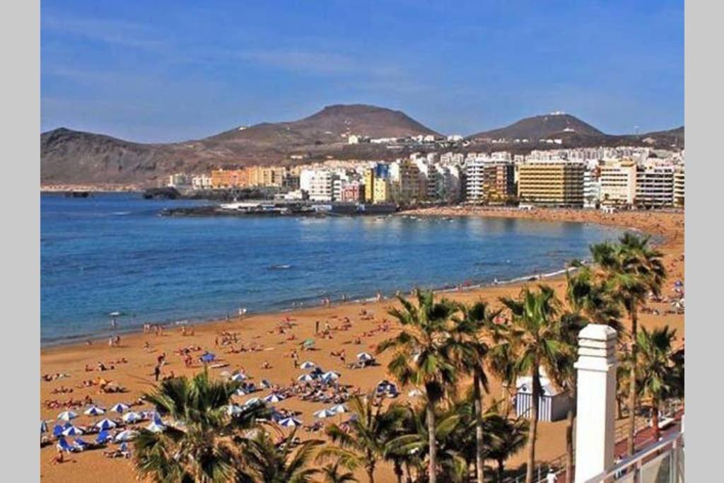 Apartamento Moderno Tipo Semisotano En Playa Las Canteras Con Wifi Las Palmas Buitenkant foto