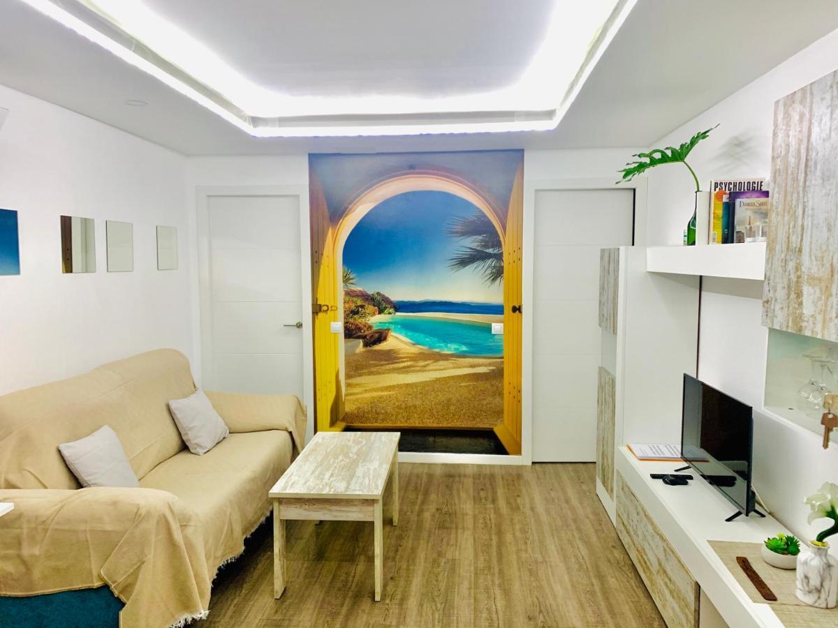 Apartamento Moderno Tipo Semisotano En Playa Las Canteras Con Wifi Las Palmas Buitenkant foto