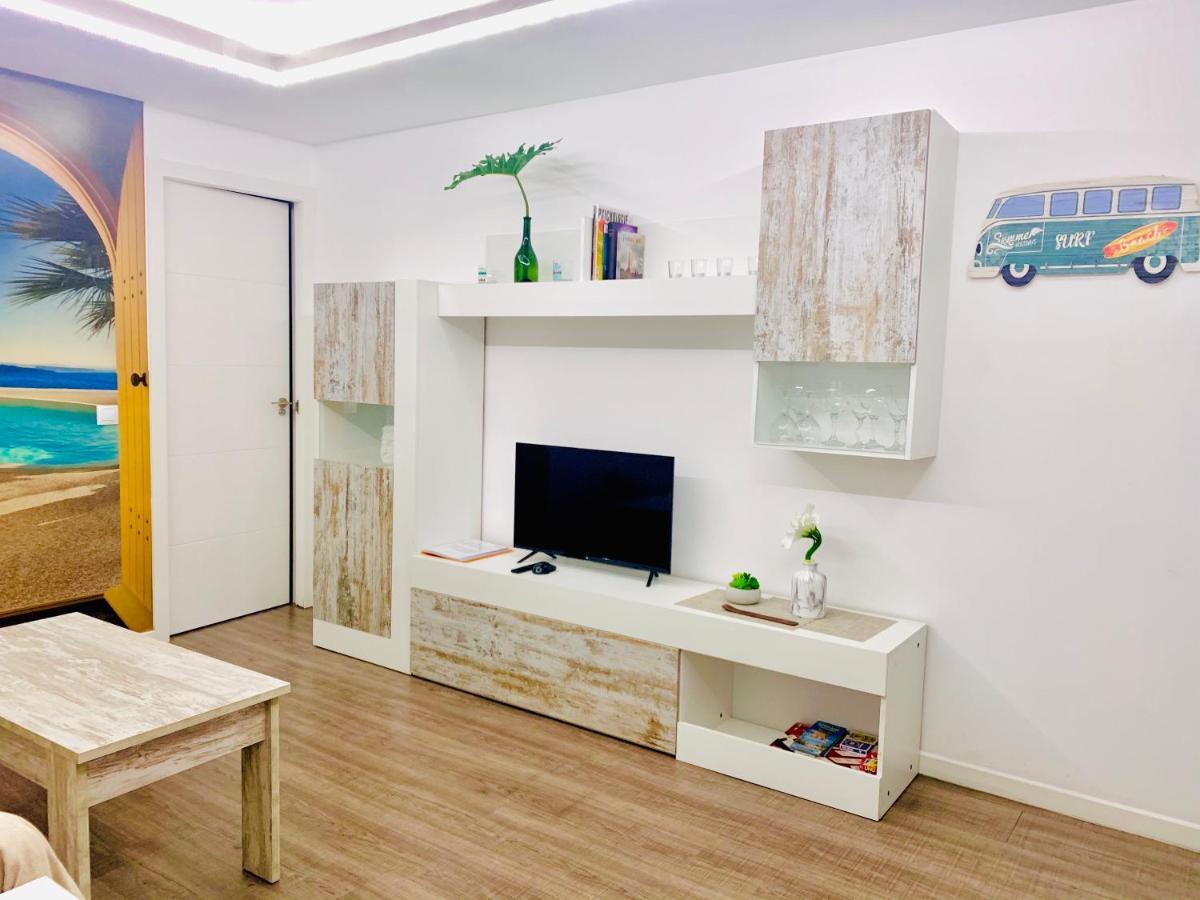 Apartamento Moderno Tipo Semisotano En Playa Las Canteras Con Wifi Las Palmas Buitenkant foto